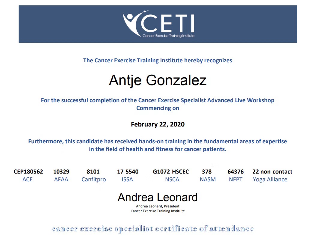 Certification